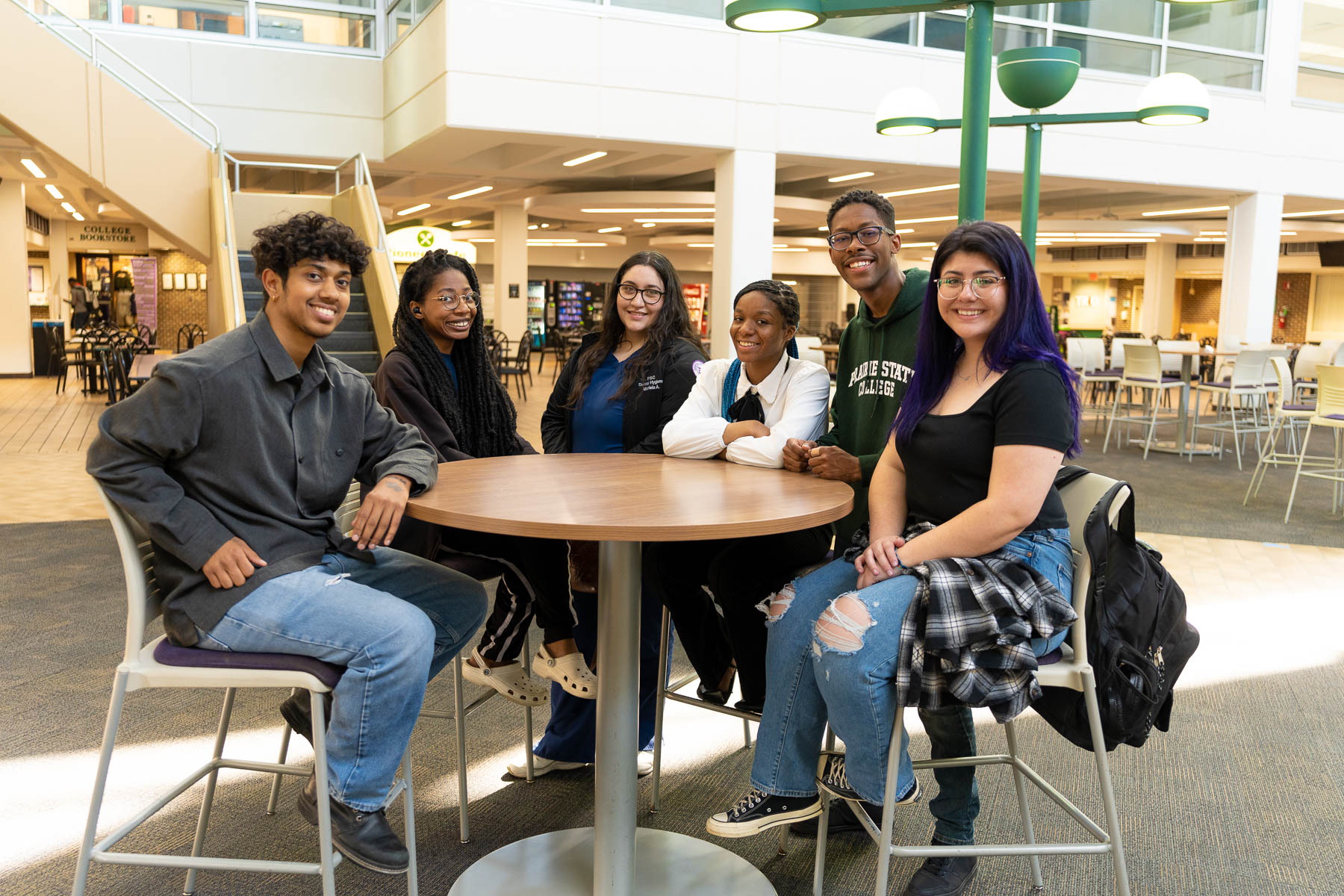 group photo psc students in atrium